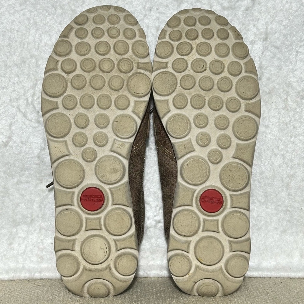 Skechers Womens Brown Gomat GoTech Lace Casual Loafers Shoes SZ US 9 - Picture 8 of 11